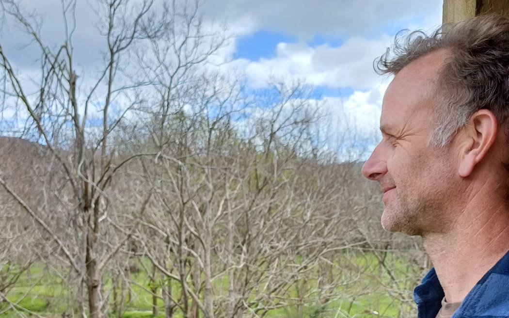 Jeremy Fitzsimons on his family farm in Thames.