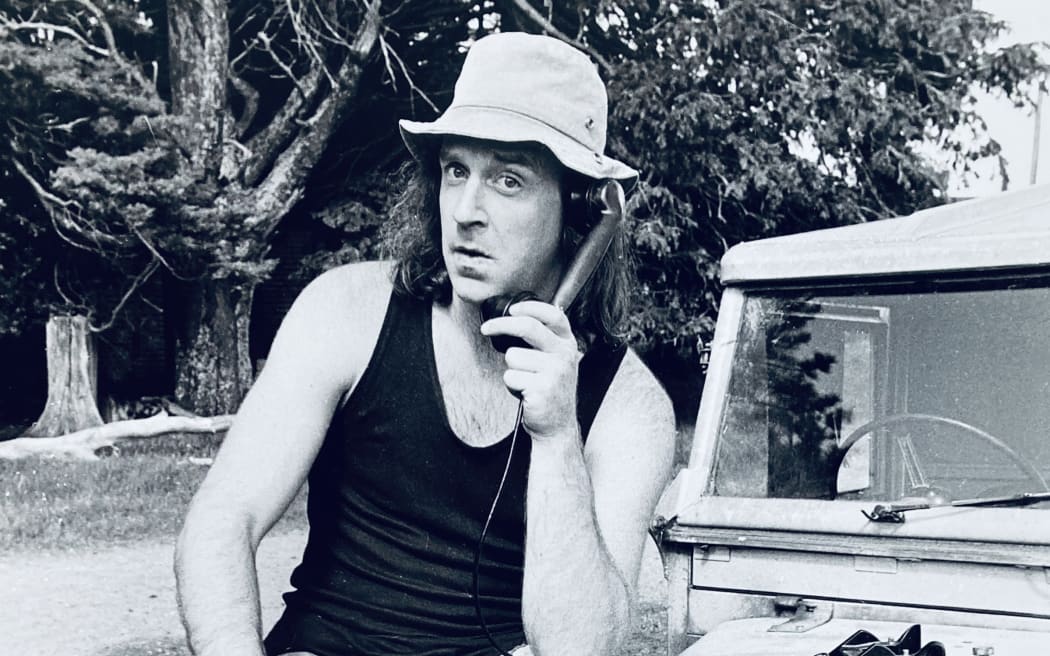 John Clarke as the gumboot-clad Taihape farmer Fred Dagg.