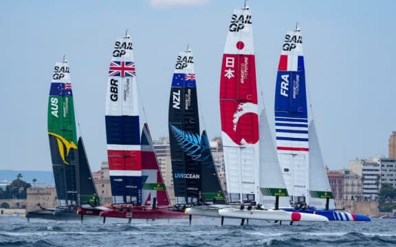 Sail GP competition in Italy