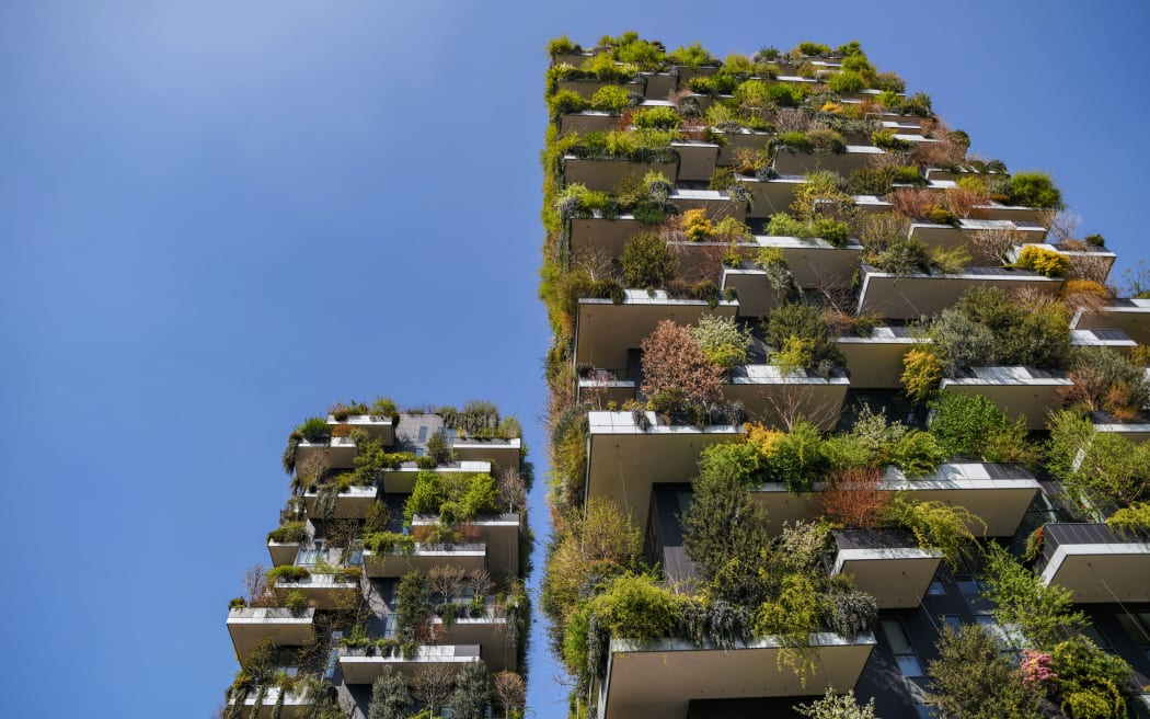 Bosco Verticale (Vertical Forest) is a pair of residential towers (110 and 76 meters high) in the Porta Nuova district of Milan, Italy.