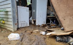 Vasiti Pele and her husband Siosaia's house in West Auckland was waist-high with flood water before they knew it.