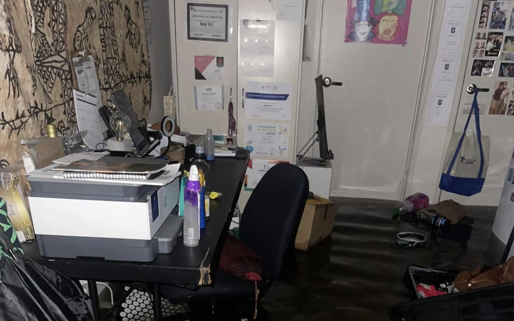 Flooded Mangere Home, Louisa Opetaia