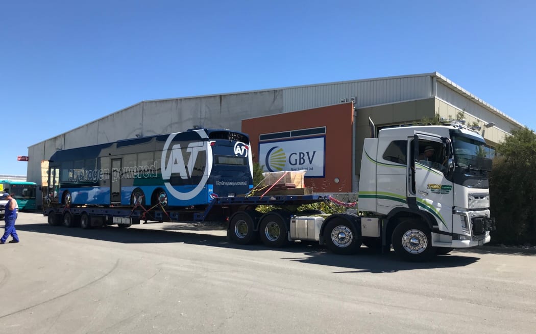 The country's first hydrogen fuel cell bus which is expected to be officially unveiled this month.