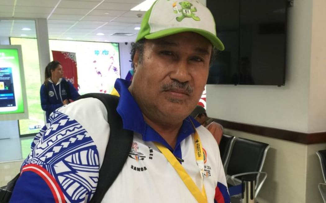 Samoa chef de mission Fa'afouina Milford.