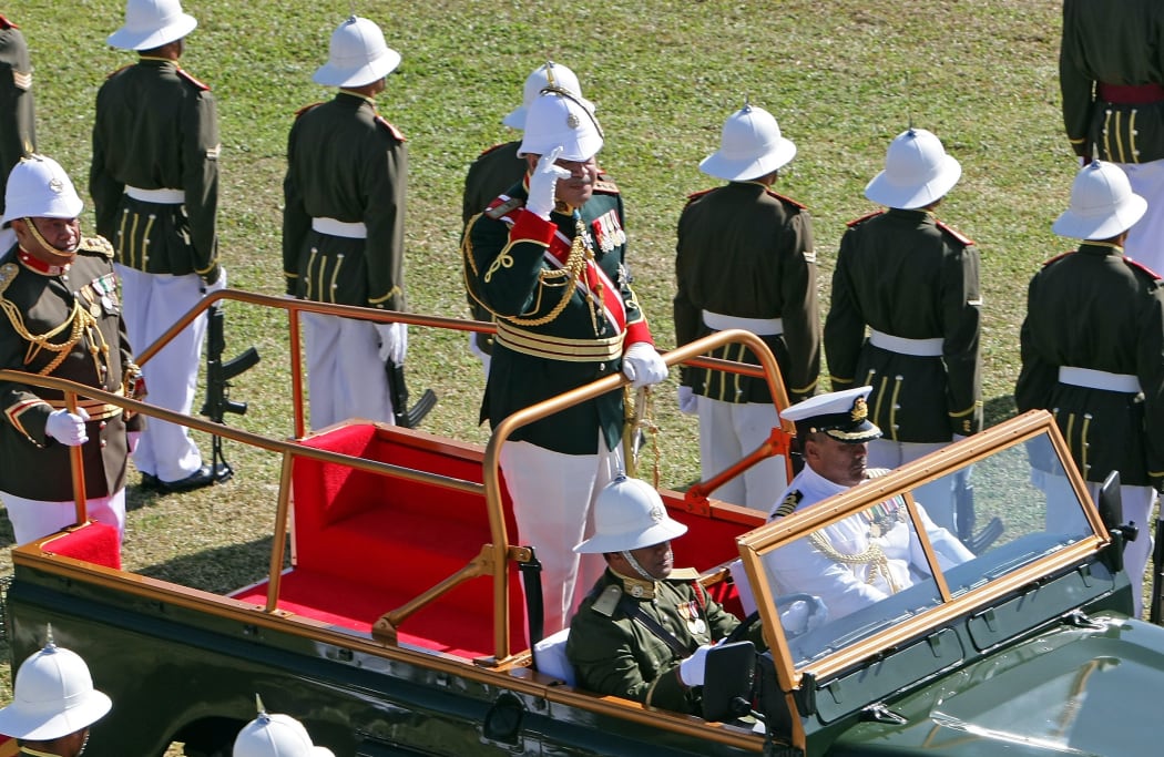 The 2008 coronation of King Tupou V.