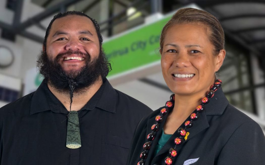 Porirua City Councillors Izzy Ford and Moze Galo