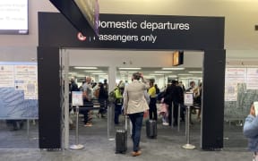 Passengers at Auckland Aiport as the Tāmaki Makaurau border reopens on Wednesday 15 December.