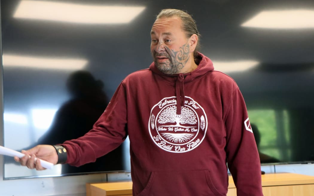 Otawhiwhi Marae representative Reon Tuanau. Photo / Alisha Evans