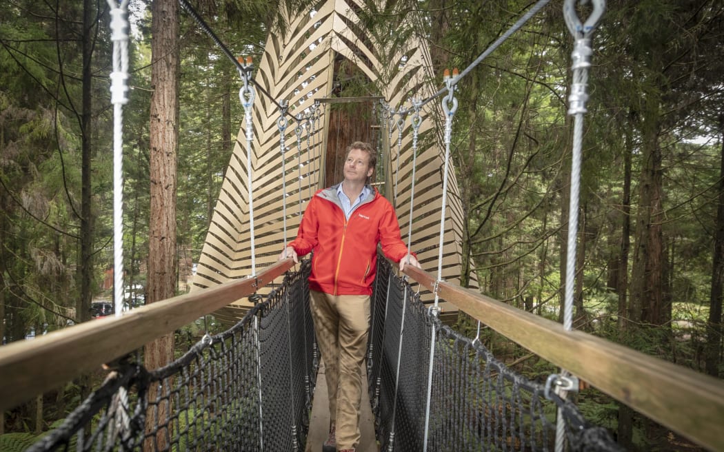 Redwoods Treewalk co-founder Bruce Thomasen.