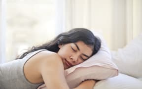 woman sleeping