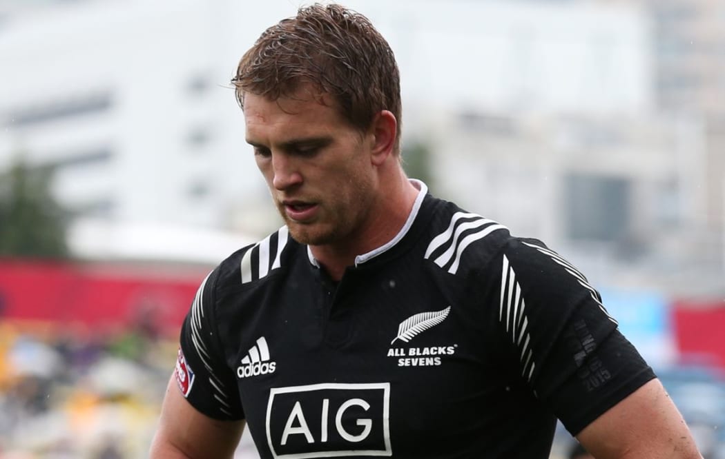 Scott Curry is dejected after defeat by Canada, Tokyo, 2015.