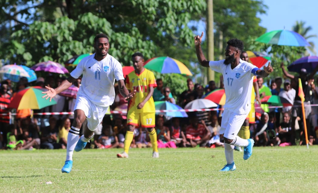 Vanuatu striker Andre Batick scored all three goals for Malampa Revivors.