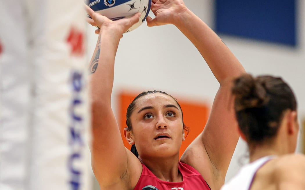 Steel shooter Tiana Metuarau.