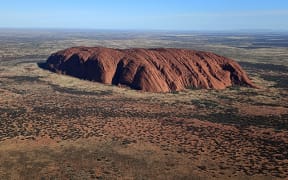 Uluru from the air.