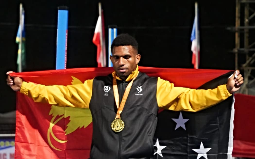 Pais Wisil from Papua New Guinea was crowned the fastest man in the Pacific after winning gold in the 100m sprint with a time of 10.51 seconds.
