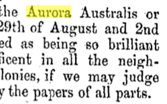An excerpt from a newspaper.