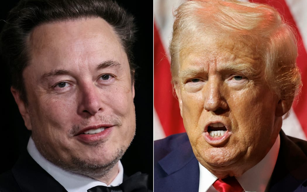 Elon Muck and Donald Trump