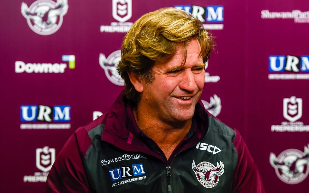 Manly coach Des Hasler.