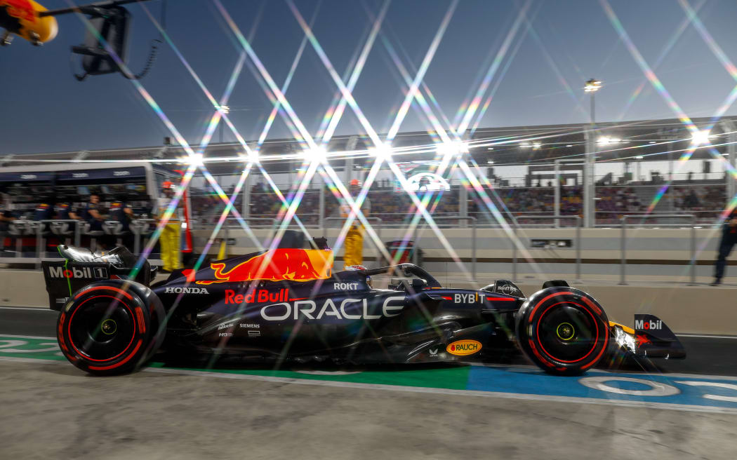 Max Verstappen of Red Bull Racing at the 2023 Qatar F1 Grand Prix.