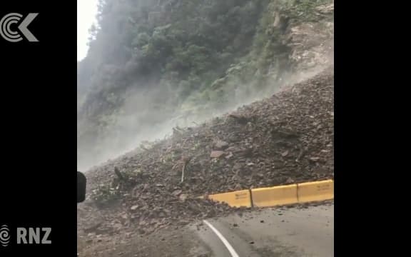 Gorge slip cuts short cut between East Cape regions: RNZ Checkpoint