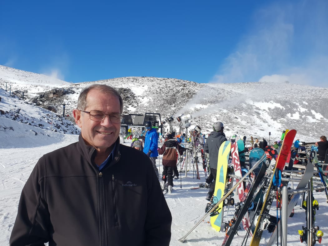 High on the slopes of Mt Ruapehu mayor Don Cameron says huge tourist numbers are putting considerable pressure on the district's water infrastructure.