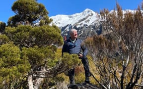 Canadian conservationist Harvey Locke at the Arthur's Pass.