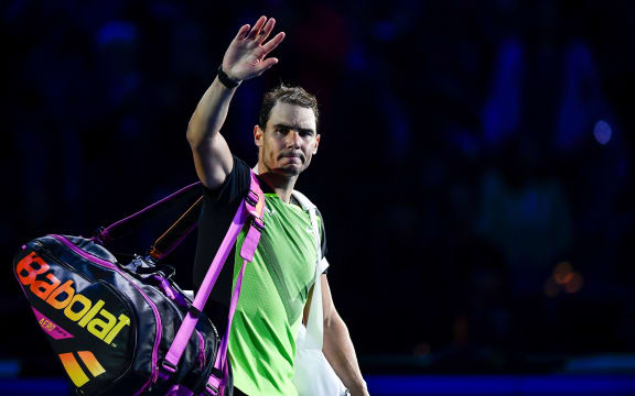 Spanish tennis player Rafael Nadal