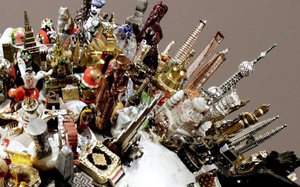 Kosmos, the centrepiece of Ruth Watson's exhibition.