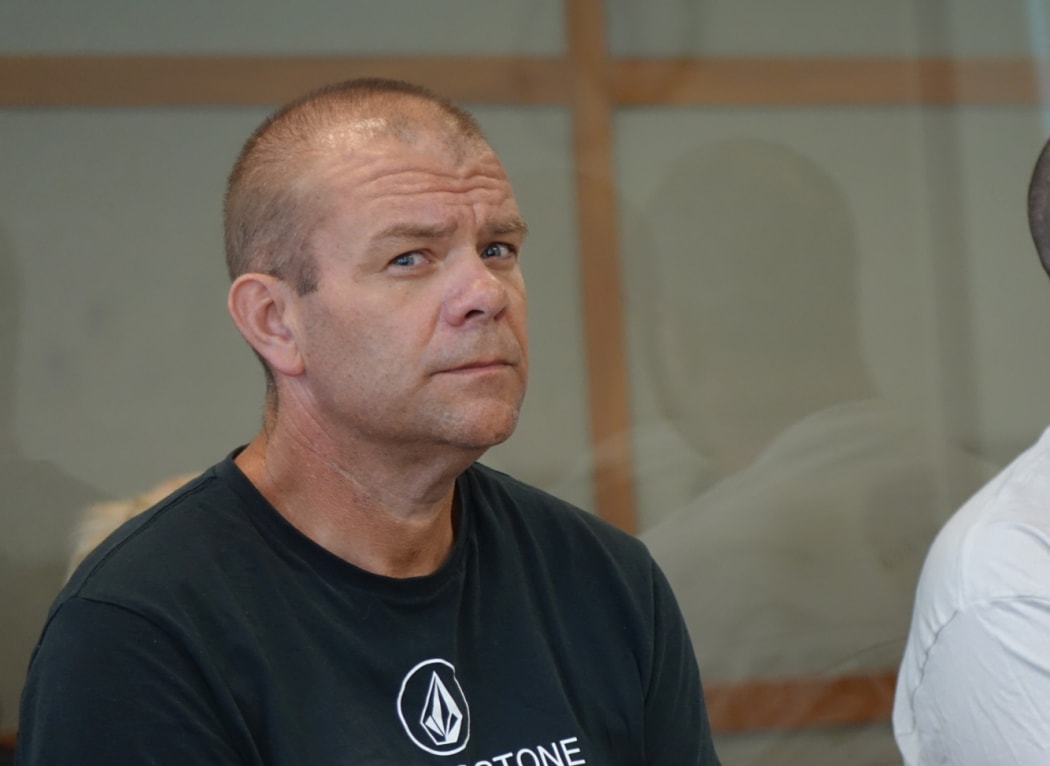 Lauchlan MacMillan at his sentencing in New Plymouth District Court 14 February