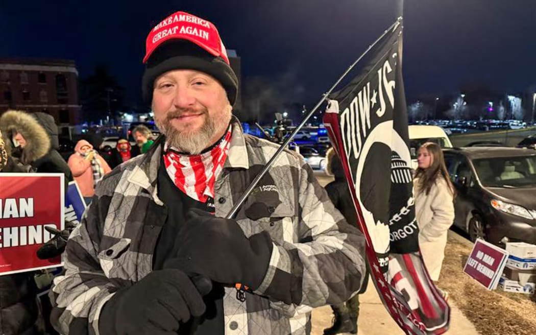 Trump supporter Damian Rodriguez