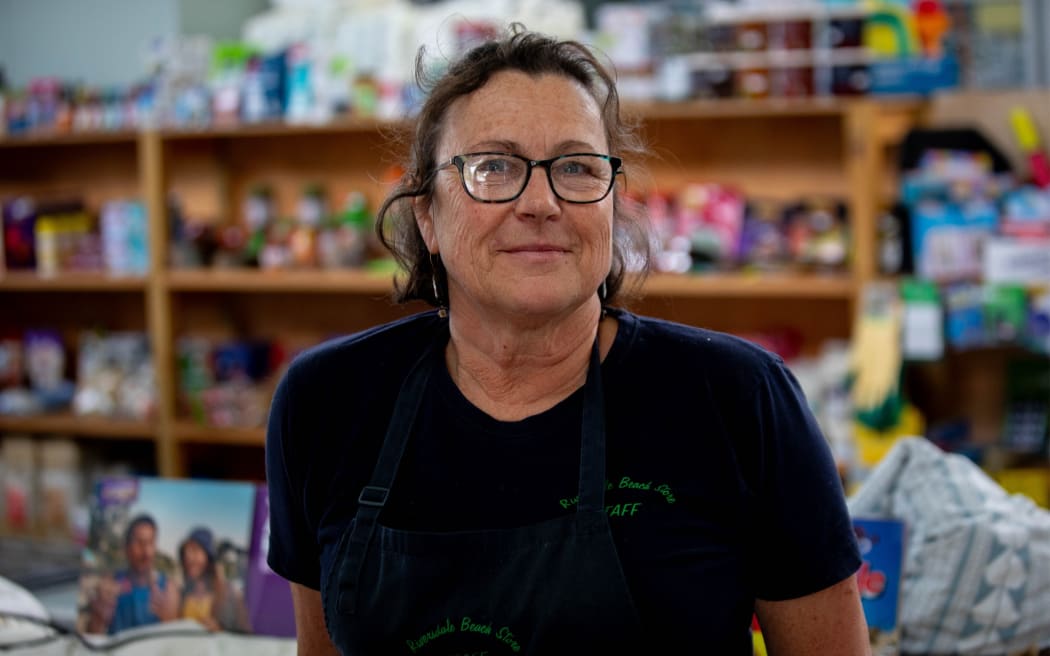 Riversdale Beach Store owner Pip Hannon