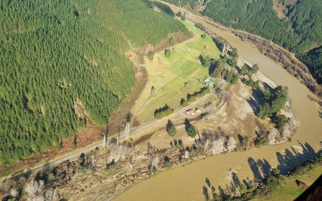 Flooding in the Tasman region in June 2025.