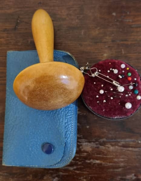 Nona Pelletier's treasured darning tool.
