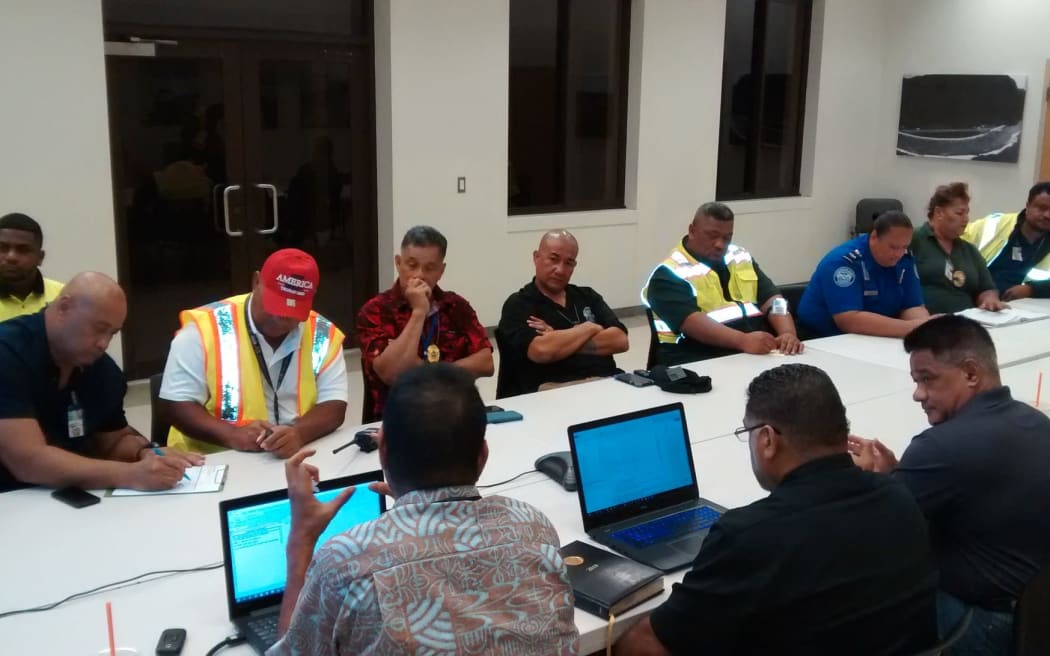 American Samoa officials hold an emergency meeting