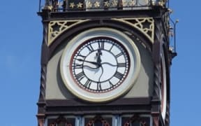 Christchurch's historic clock tower.