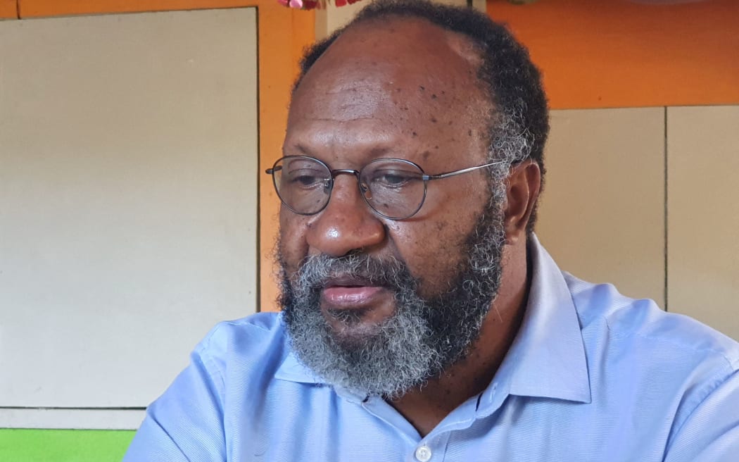 Former Vanuatu prime minister Charlot Salwai.