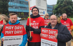 The doctor's strike in Wellington.