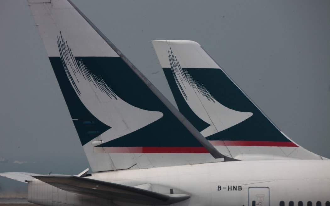 Cathay Pacific Airways planes.