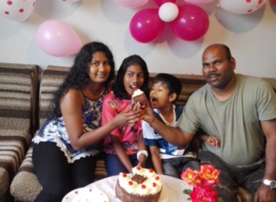 Janesh Prasad leaves behind his young family, wife Mala and his daughter Ashley aged 13 and Jesh aged 10.