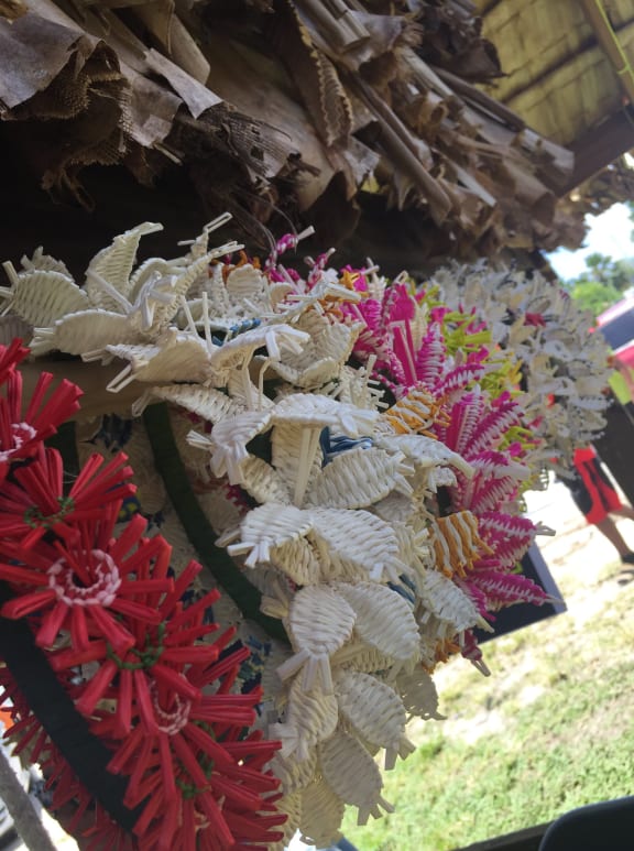 Marshallese showcase their traditional skills.