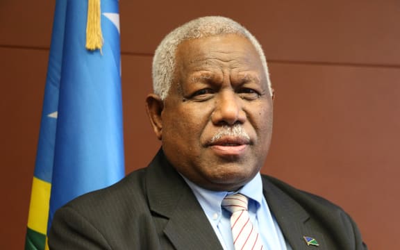 Rick Hou the Prime Minister of Solomon Islands..