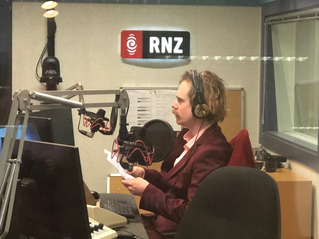 Finn Johansson in to the RNZ studio in Wellington for Out Lately.