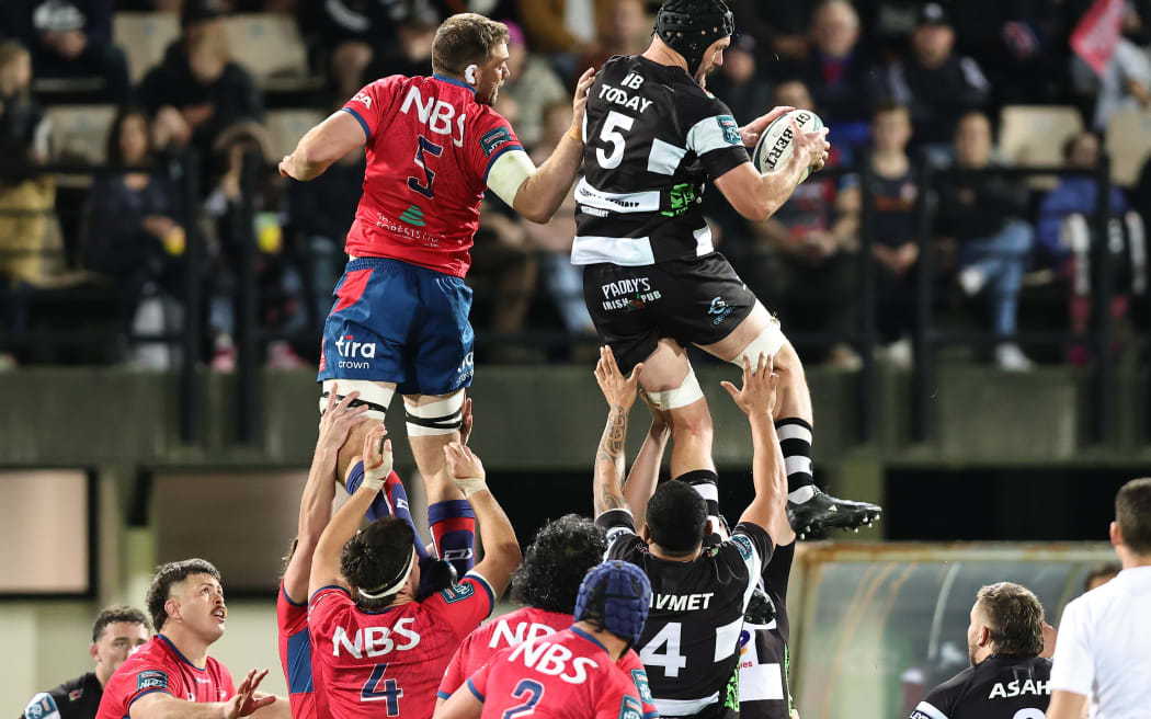 Tom Parsons of Hawkes Bay during the Bunnings NPC Round 5 Ranfurly Shield match between Hawke's Bay and Tasman at McLean Park in Napier, New Zealand on Saturday September 07, 2024. Copyright photo: Aaron Gillions / www.photosport.nz