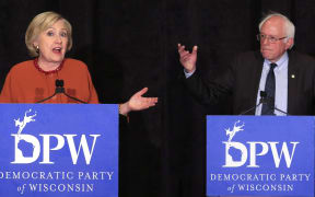 Hillary Clinton and Bernie Sanders both spoke at the Founders Day Gala.