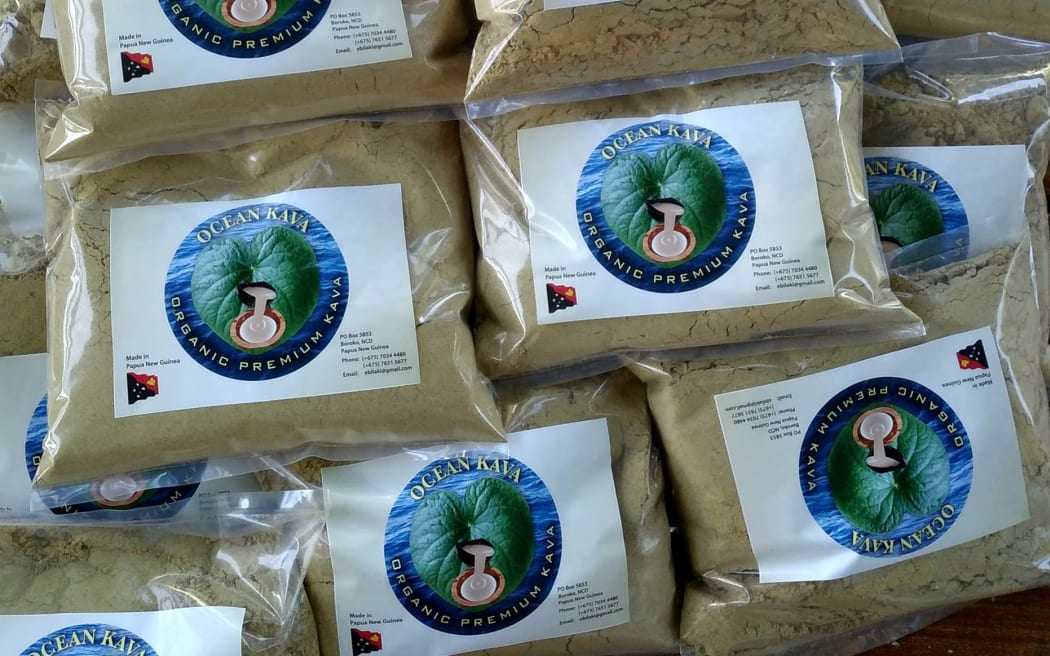 Ocean Kava packaged for sale.