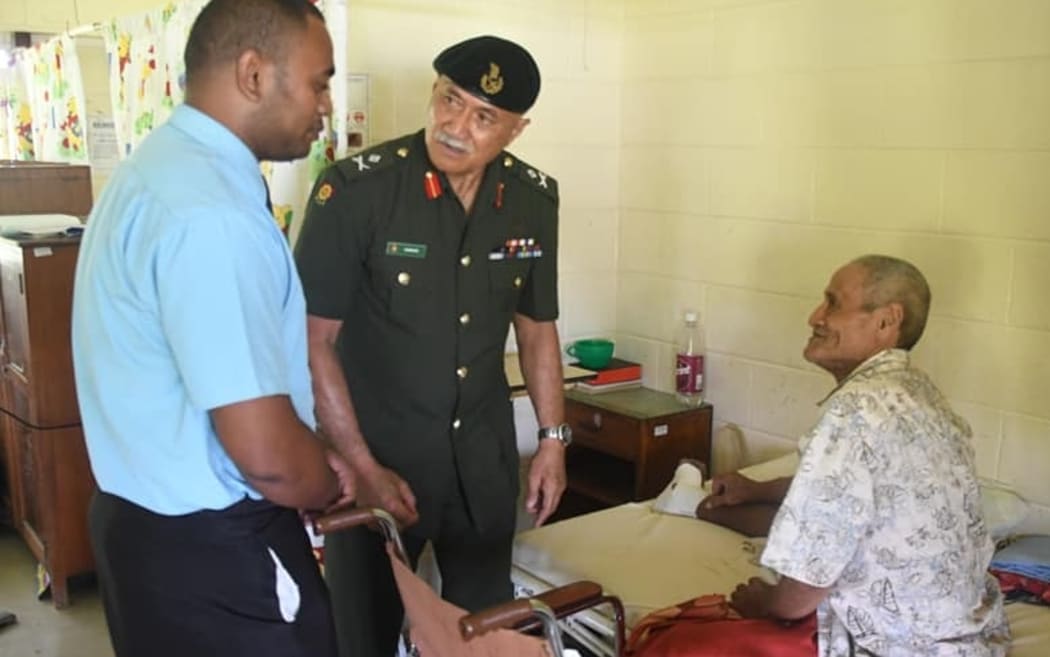 Fiji's President Jioji Konrote in Rotuma.