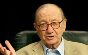 (file photo July 2006)  Neil Simon from "The Kennedy Center Presents: The 2006 Mark Twain Prize For American Humor" speaks onstage during the 2006 Summer Television Critics Association Press Tour for PBS held at the Ritz-Carlton Huntington Hotel in Pasadena, California.