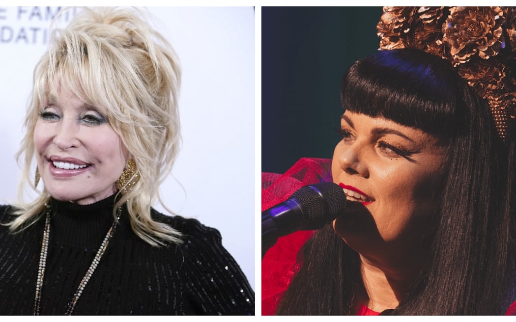 Dolly Parton and Tami Neilson collage