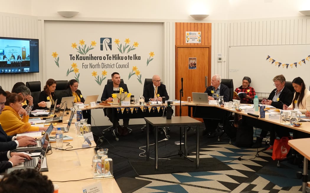 Far North district councillors debate joining a Northland-wide council-controlled company responsible for all drinking water and wastewater services.