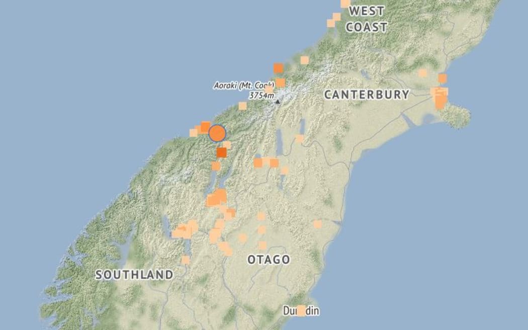 A 4.7 earthquake struck near Haast on Thursday 6 March.